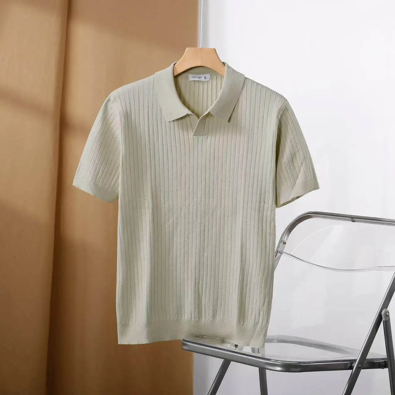 Men's Slim Fit Stretch Polo Shirt | Cotton Blend Collared Summer Tee | M–XXXL