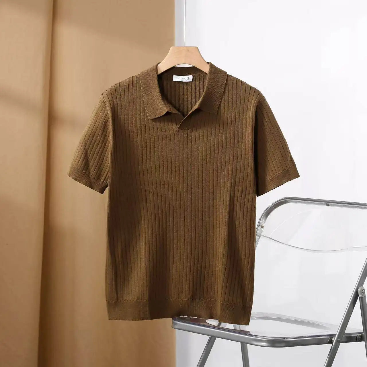 Men's Slim Fit Stretch Polo Shirt | Cotton Blend Collared Summer Tee | M–XXXL