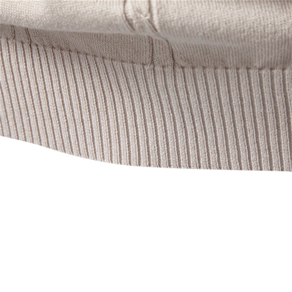 Men's Premium Stripe Golf Polo Shirt — Silk-Like Icy Touch, Breathable, Old Money Style