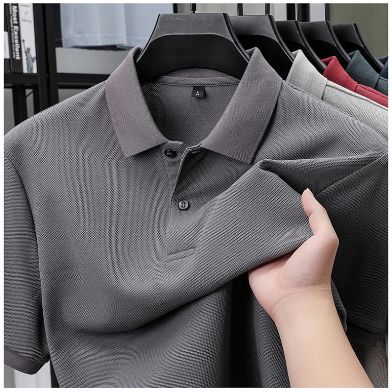 Luxora Men's 100% Cotton Polo Shirt — Anti-Pilling Breathable Tee | Golf, Sports & Business Casual | 19 Colors