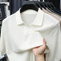Men's Premium 100% Cotton Lapel Polo Shirt — Knitted, Short Sleeve, Casual & Versatile Summer Top