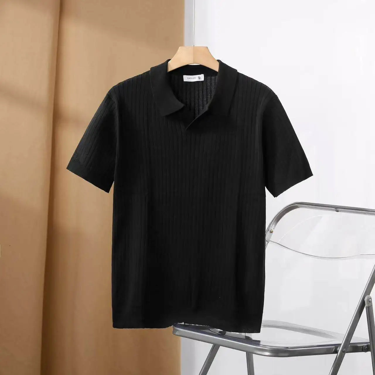 Men's Slim Fit Stretch Polo Shirt | Cotton Blend Collared Summer Tee | M–XXXL