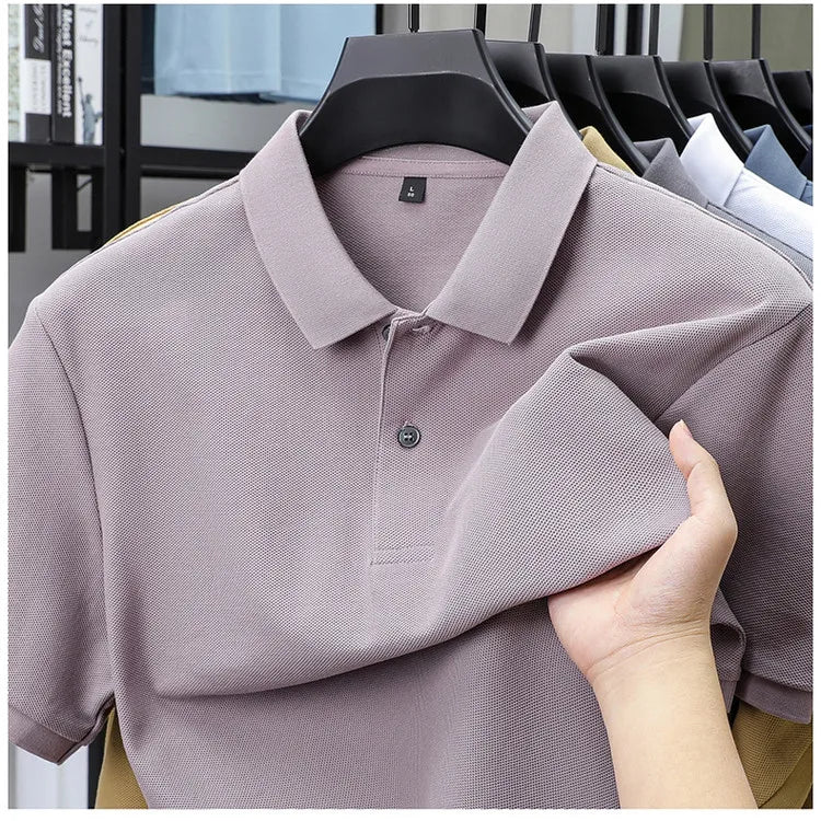 Luxora Men's 100% Cotton Polo Shirt — Anti-Pilling Breathable Tee | Golf, Sports & Business Casual | 19 Colors