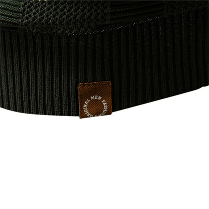 Men's Premium Mesh Polo Shirt — Breathable Knit, Turn-Down Collar, Solid & Striped Summer Top