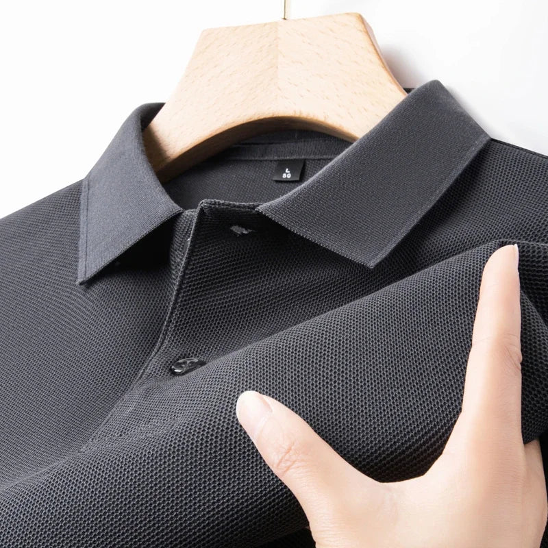 Luxora Men's 100% Cotton Polo Shirt — Anti-Pilling Breathable Tee | Golf, Sports & Business Casual | 19 Colors