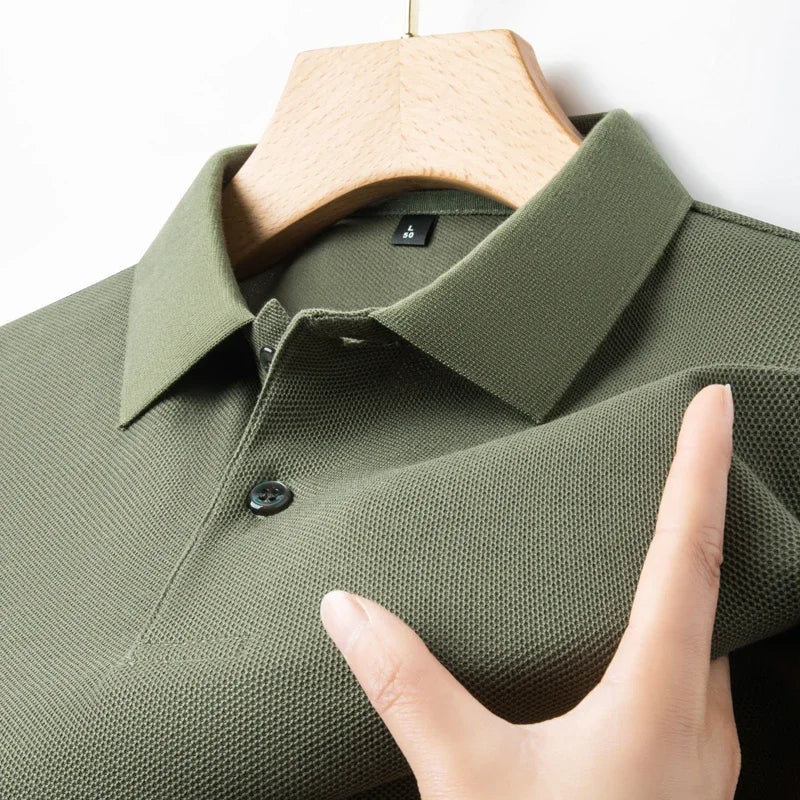Luxora Men's 100% Cotton Polo Shirt — Anti-Pilling Breathable Tee | Golf, Sports & Business Casual | 19 Colors